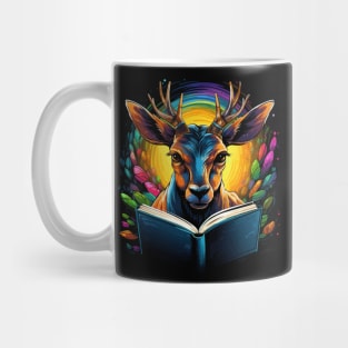 Antelope Reads Book Mug